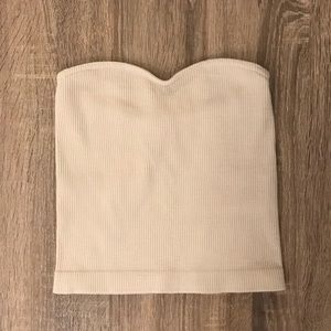 NWT! Dynamite Cream Tube Top